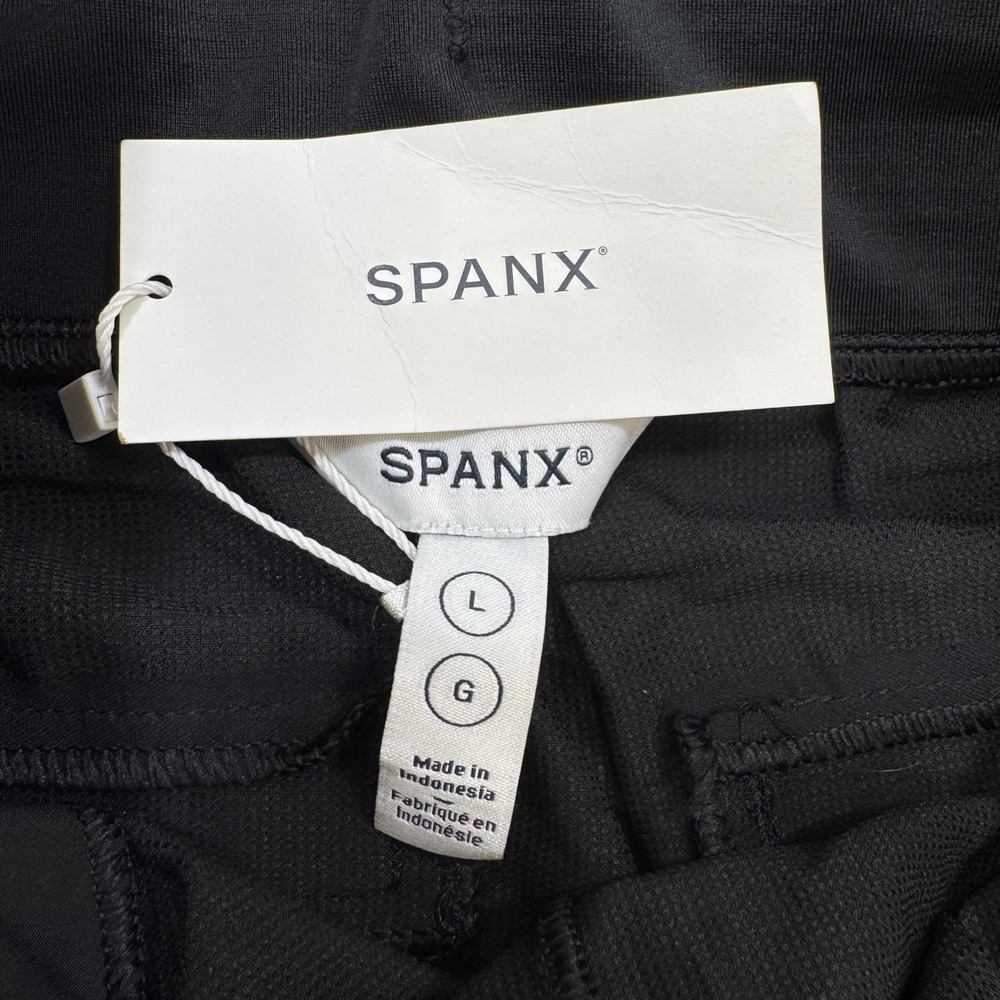 NEW Spanx On The Move Slim Pant Womens L Very Black High Rise Trousers 51082R - Picture 5 of 14